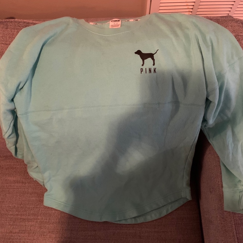 Teal Long Sleeve Victorias Secret Pink